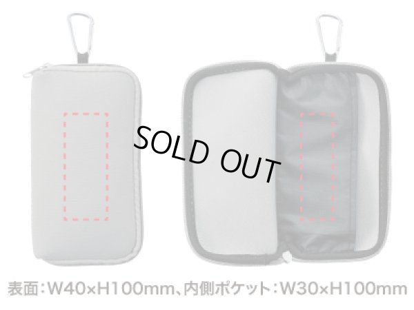 画像4: カラビナ付モバイルポーチ*