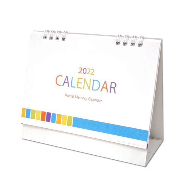 画像1: 2022 パステルメモリー卓上カレンダー