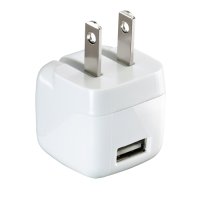 USB充電器（2.1A・超小型・ホワイト）