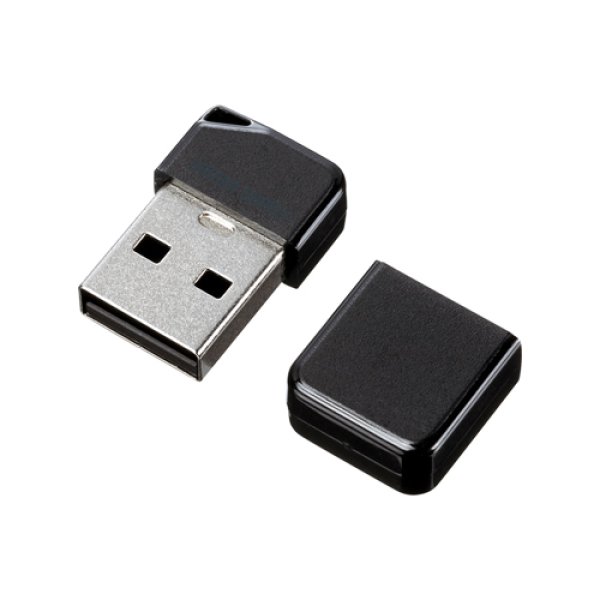 画像1: サンワサプライUSBメモリー　USB2.0　ブラック