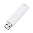 画像4: サンワサプライUSBメモリー　USB2.0　ホワイト（キャップレス） (4)